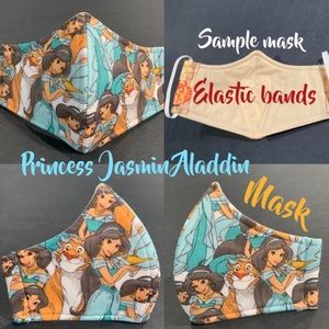 Princess Jasmin Aladdin adult face mask